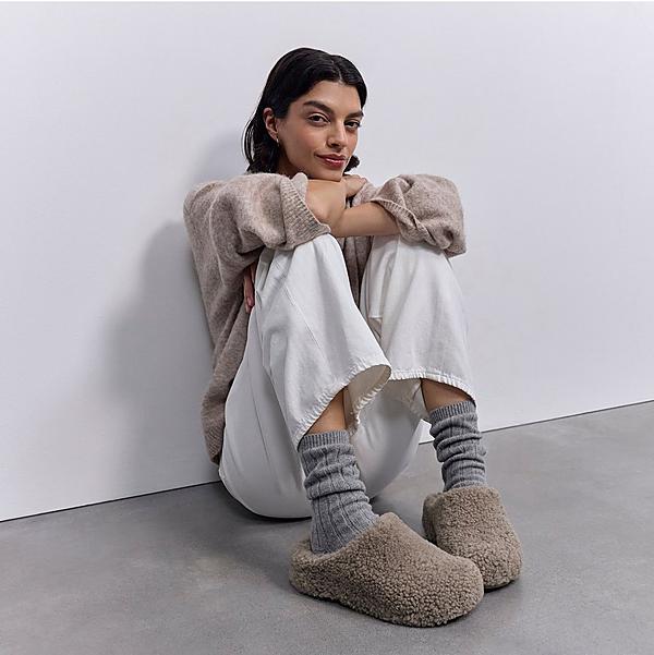 Shearling Style Slippers