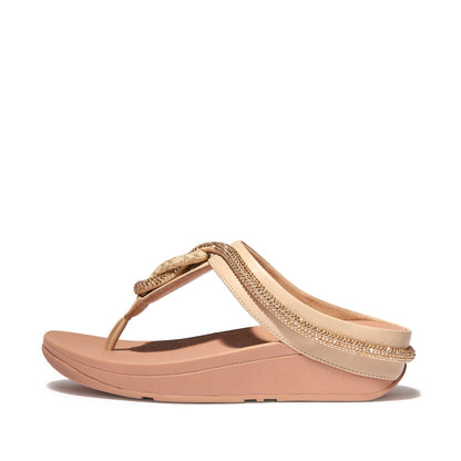 รองเท้าแตะแบบหูหนีบ ผู้หญิง รุ่น FINO TOE-POST CRYSTAL ROPE