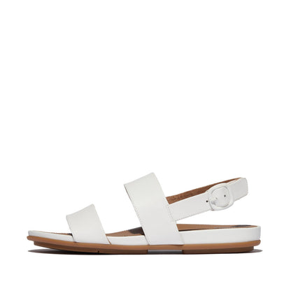 GRACIE LEATHER BACK-STRAP SANDALS