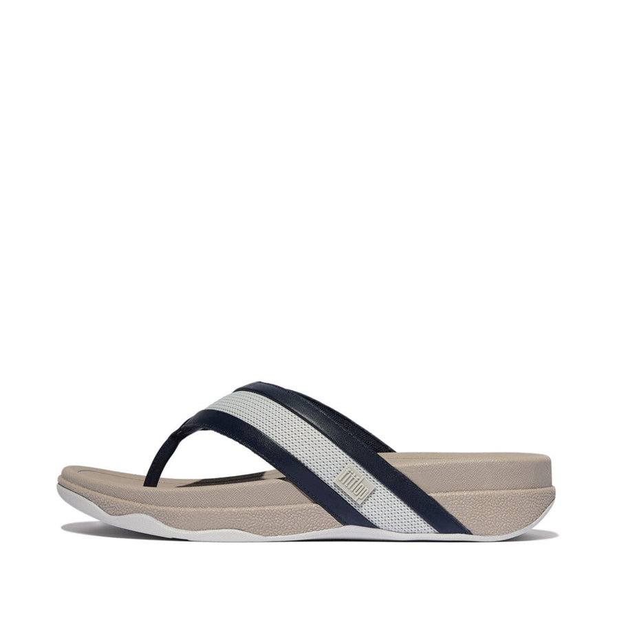 SURFER MENS LEATHER/MESH TOE-POST SANDALS – FitFlop Thailand