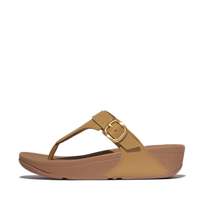 รองเท้าแตะแบบหูหนีบ ผู้หญิง รุ่น LULU ADJUSTABLE LEATHER TOE-POST SANDALS