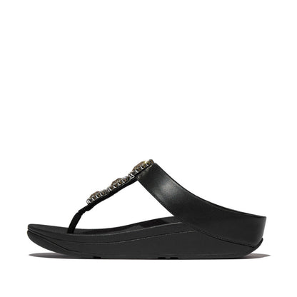 รองเท้าแตะแบบหูหนีบ ผู้หญิง รุ่น FINO CRYSTAL-JEWEL TOE-POST SANDALS