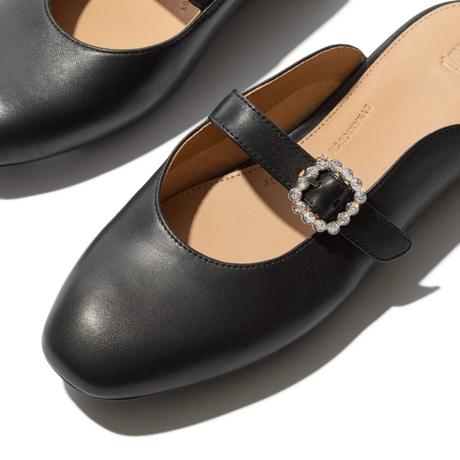 DELICATO CRYSTAL-BUCKLE MARY-JANE MULES – FitFlop Thailand