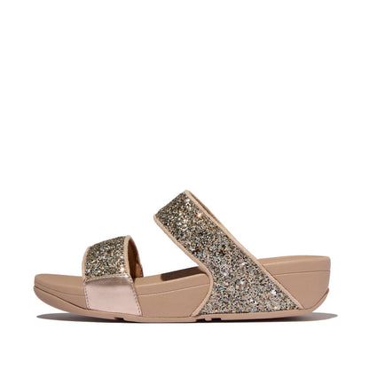 รองเท้าแตะ ผู้หญิง รุ่น LULU MULTI-TONAL GLITTER SLIDES