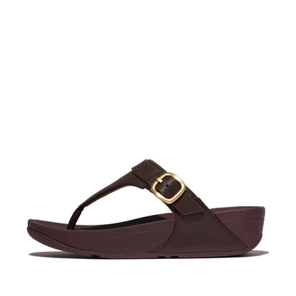รองเท้าแตะแบบหูหนีบ ผู้หญิง รุ่น LULU ADJUSTABLE LEATHER TOE-POST SANDALS
