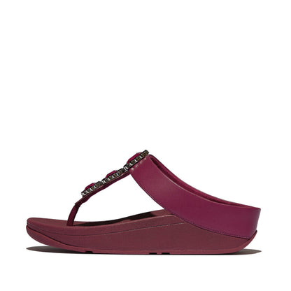 รองเท้าแตะแบบหูหนีบ ผู้หญิง รุ่น FINO CRYSTAL-JEWEL TOE-POST SANDALS