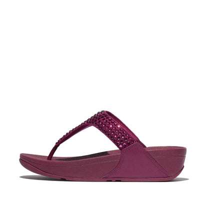 รองเท้าแตะแบบหูหนีบ ผู้หญิง รุ่น LULU MAXI-CRYSTAL TOE-POST SANDALS