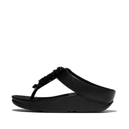 รองเท้าแตะแบบหูหนีบ ผู้หญิง รุ่น RUMBA IRIDESCENT BEADED TOE-POST SANDALS