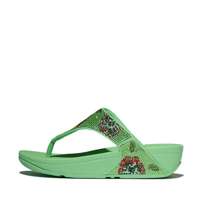 รองเท้าแตะ ผู้หญิง รุ่น LULU X PHANNAPAST PANSY PARADISO TOE-POST SANDALS