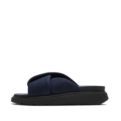 รองเท้าแตะ ผู้หญิง รุ่น GEN-FF FOLDED-DENIM SLIDES