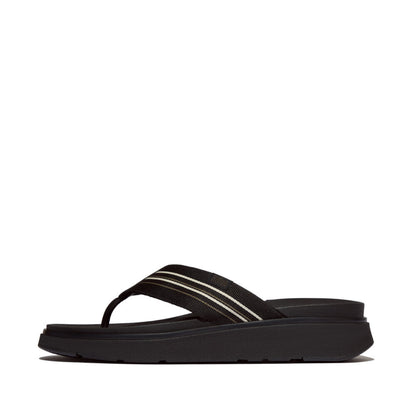GEN-FF MENS STRIPY-WEBBING FLIP-FLOPS