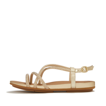 GRACIE CRYSTAL STRAPPY BACK-STRAP SANDALS