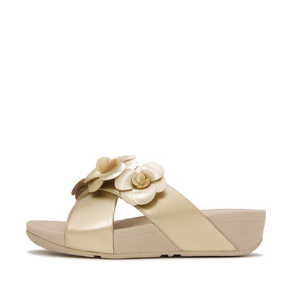 รองเท้าแตะ ผู้หญิง รุ่น LULU FLOWER CROSS SLIDES