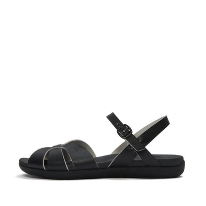 รองเท้าแตะแบบรัดส้น ผู้หญิง รุ่น SOLAY WATERPROOF-LEATHER WOVEN BACK-STRAP SANDALS