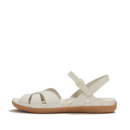 รองเท้าแตะแบบรัดส้น ผู้หญิง รุ่น SOLAY WATERPROOF-LEATHER WOVEN BACK-STRAP SANDALS