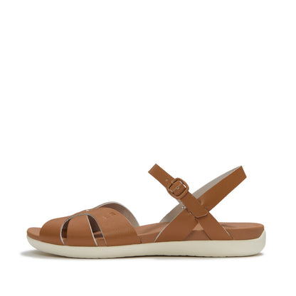 รองเท้าแตะแบบรัดส้น ผู้หญิง รุ่น SOLAY WATERPROOF-LEATHER WOVEN BACK-STRAP SANDALS