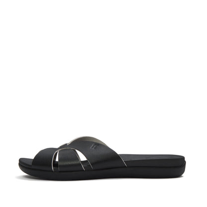 รองเท้าแตะ ผู้หญิง รุ่น SOLAY WATERPROOF-LEATHER WOVEN SLIDES