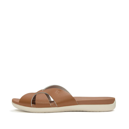 รองเท้าแตะ ผู้หญิง รุ่น SOLAY WATERPROOF-LEATHER WOVEN SLIDES