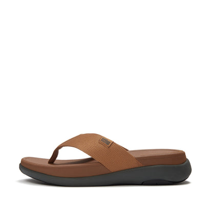 รองเท้าแตะแบบหูหนีบ ผู้ชาย รุ่น F-MODE GO MENS TEXTURED-WEBBING TOE-POST SANDALS