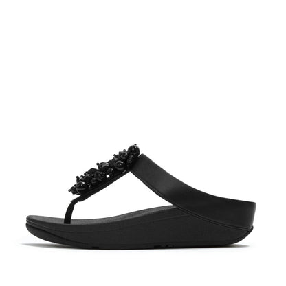 รองเท้าแตะแบบหูหนีบ ผู้หญิง รุ่น FINO BEAD-CLUSTER TOE-POST SANDALS