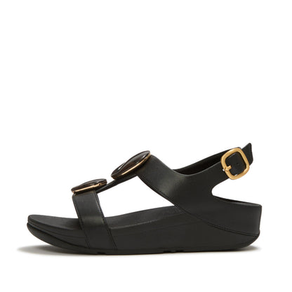 FINO MARBLED-STONE BACK-STRAP SANDALS