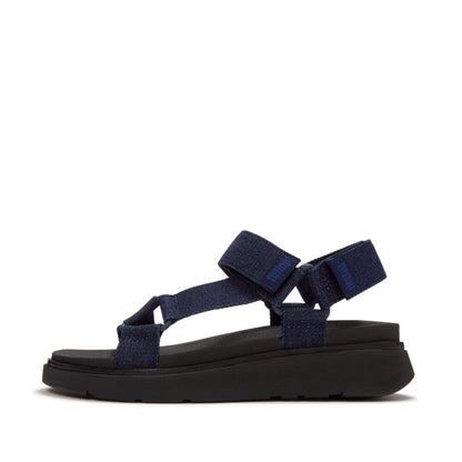 รองเท้าแตะแบบรัดส้น ผู้หญิง รุ่น GEN-FF ADJUSTABLE DENIM BACK-STRAP SANDALS