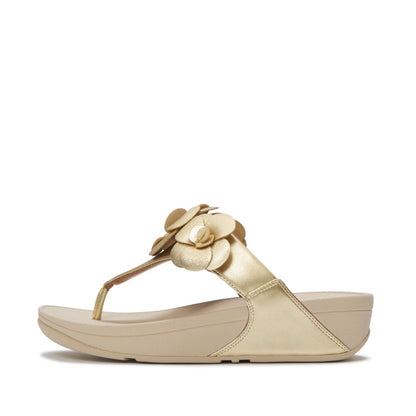 LULU FLOWER TOE-POST SANDALS