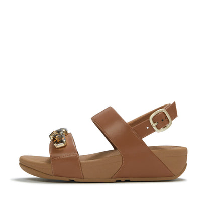 รองเท้าแตะแบบรัดส้น ผู้หญิง รุ่น LULU ULTRA-JEWEL BACK-STRAP SANDALS
