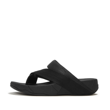 รองเท้าแตะแบบหูหนีบ ผู้ชาย รุ่น SLING MENS LEATHER/WEBBING TOE-POST SANDALS