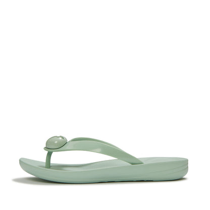 รองเท้าแตะ ผู้หญิง รุ่น iQUSHION GLOSSY-BUTTON FLIP-FLOPS