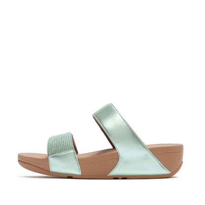 รองเท้าแตะ ผู้หญิง รุ่น LULU CRYSTAL EMBELLISHED SLIDES