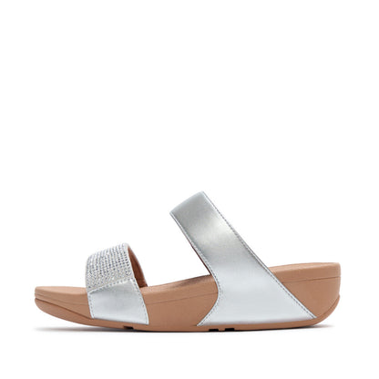 รองเท้าแตะ ผู้หญิง รุ่น LULU CRYSTAL EMBELLISHED SLIDES