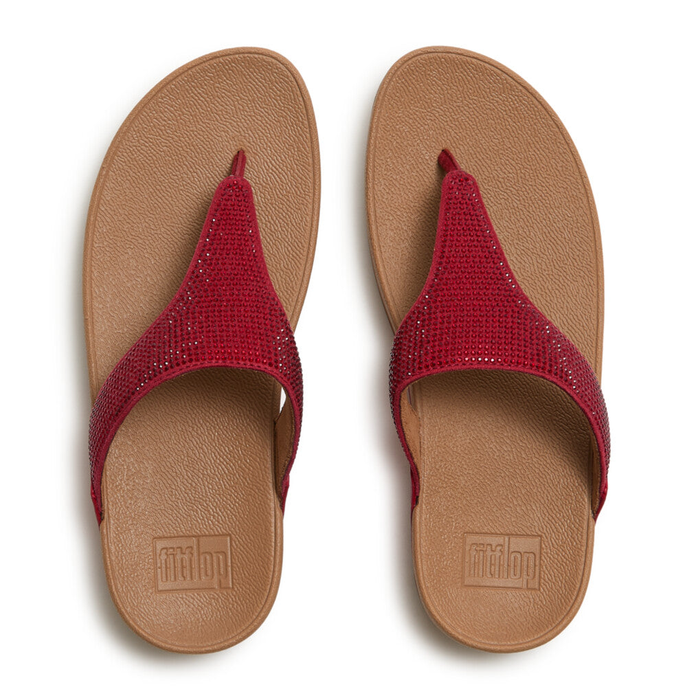 LULU CRYSTAL EMBELLISHED TOE-POST SANDALS – FitFlop Thailand
