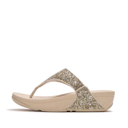 รองเท้าแตะแบบหูหนีบ ผู้หญิง รุ่น LULU MULTI-TONAL GLITTER TOE-POST SANDALS