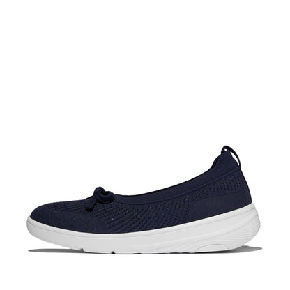 รองเท้าทรงบัลเล่ต์ ผู้หญิง รุ่น SUPER-Q BOW KNIT BALLET FLATS