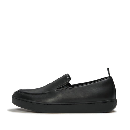 CRAFT-Q MENS LEATHER MOC LOAFERS