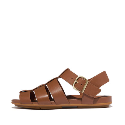รองเท้าแตะแบบรัดส้น ผู้หญิง รุ่น GRACIE LEATHER FISHERMAN SANDALS