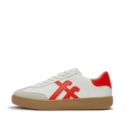 รองเท้าผ้าใบ ผู้หญิง รุ่น THE DASH T-TOE LEATHER SNEAKERS