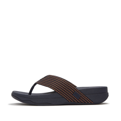 รองเท้าแตะแบบหูหนีบ ผู้ชาย รุ่น SURFER MENS WEAVE-STRIPE TOE-POST SANDALS