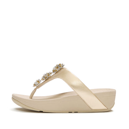 รองเท้าแตะแบบหูหนีบ ผู้หญิง รุ่น EVERYDAY FLOW FLOWRISE METALLIC ADORNMENT TOE-POST SANDALS