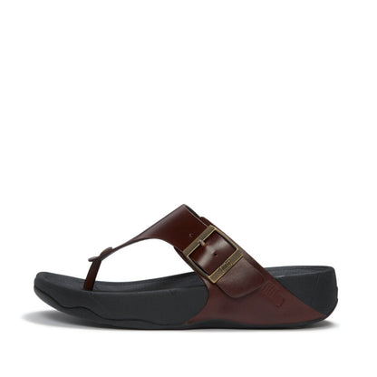 รองเท้าแตะแบบหูหนีบ ผู้ชาย รุ่น TRAKK II MENS LEATHER TOE-POST SANDALS