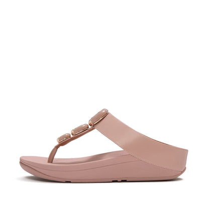 รองเท้าแตะแบบหูหนีบ ผู้หญิง รุ่น FINO BEAD-CIRCLE TOE-POST SANDALS