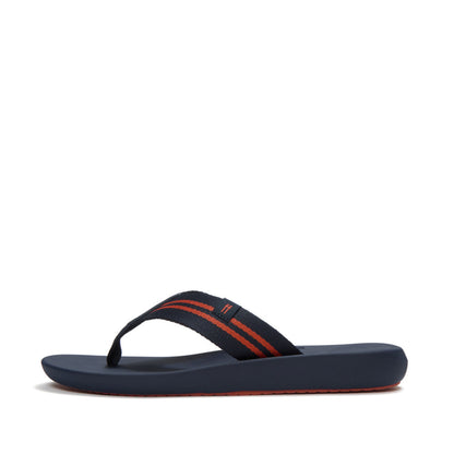 รองเท้าแตะ ผู้ชาย รุ่น IQUSHION ERGONOMIC MENS STRIPED WEBBING FLIP-FLOPS
