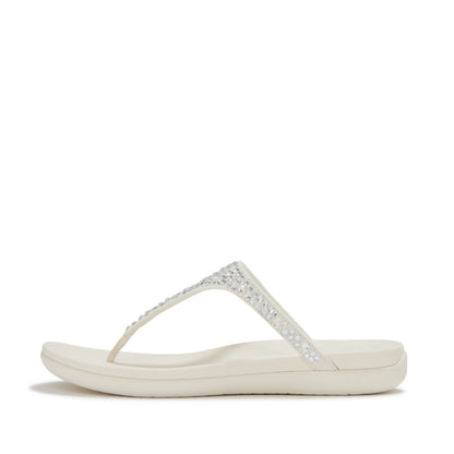 รองเท้าแตะแบบหูหนีบ ผู้หญิง รุ่น SOLAY CRYSTAL TOE-POST SANDALS