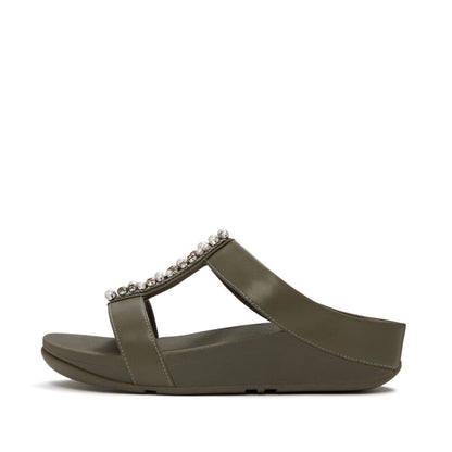 FINO PEARL & CRYSTAL H-BAR SLIDES