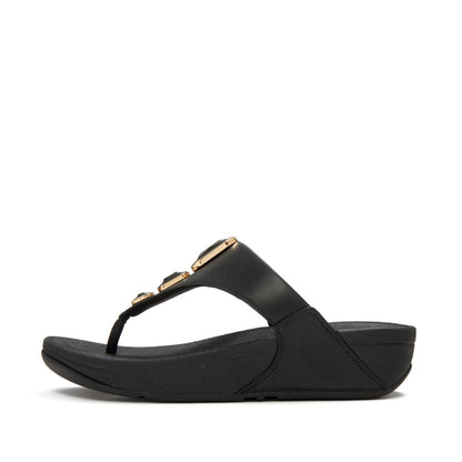 รองเท้าแตะแบบหูหนีบ ผู้หญิง รุ่น LULU BOLD CRYSTALS TOE-POST SANDALS