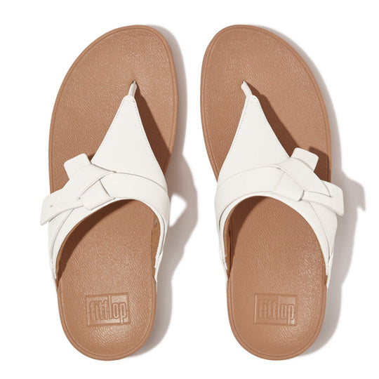 Lulu Folded Knot Sandals Soft Blush