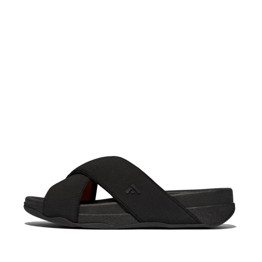 SURFER MENS WATER-RESISTANT RIPSTOP CROSS SLIDES – FitFlop