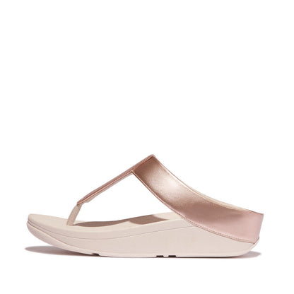 FINO GLITTERDUST  METALLIC TOE-POST SANDALS