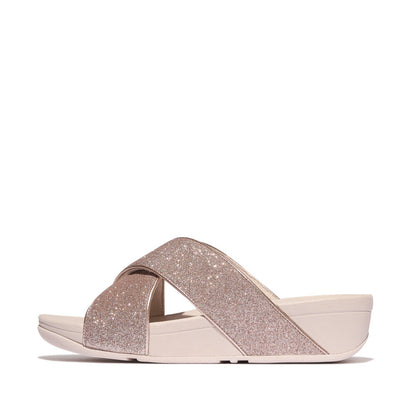 รองเท้าแตะ ผู้หญิง รุ่น LULU GLITTERDUST CROSS SLIDES